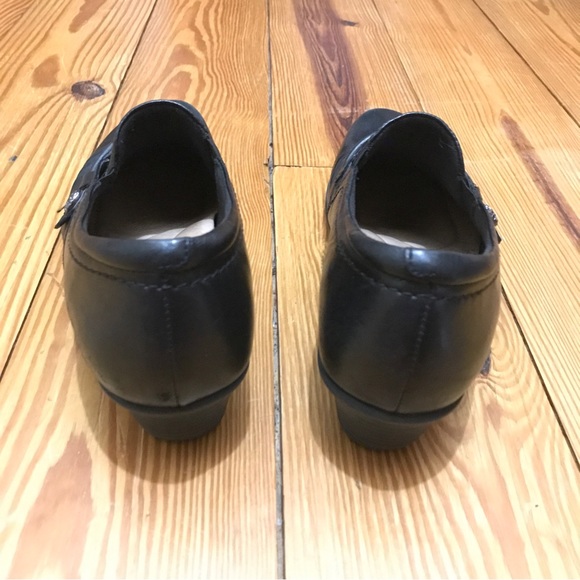 Earth Origins Black Leather Loafers, EUC, 8 - Picture 6 of 12